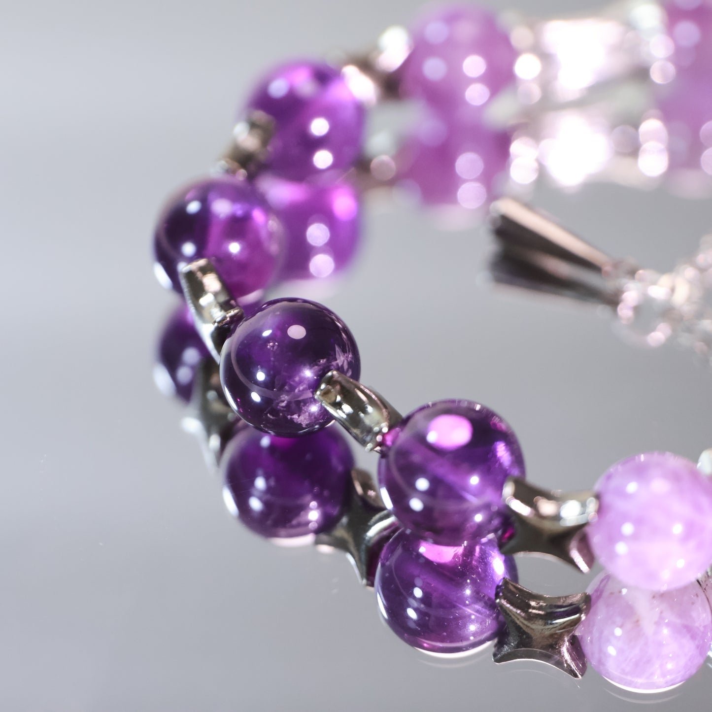 Amethyst & Osmanthus Clove Herbal Incense Beads Bracelet