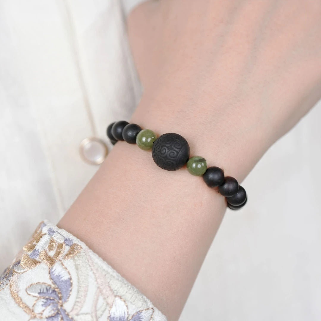 Clove & Benzoin Scent Herbal Beads Bracelet