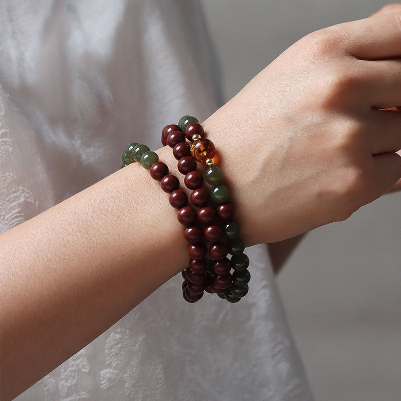 Flower Herbal Incense Beads Bracelet